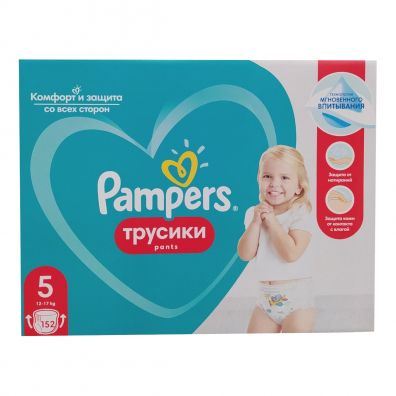 Pampers Pieluchomajtki Junior Pants 5 (12-17 kg) Monthly Box 152 szt.
