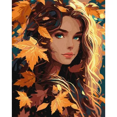 Ideyka Malowanie po numerach - Jesienne li�cie 40x50cm