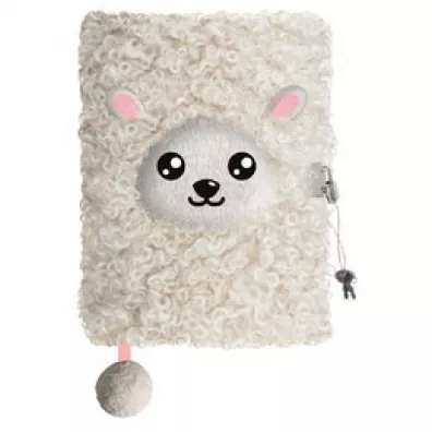 Pami�tnik A5 w�ochacz z k��dk� 3D My Little Friend Sheep 96 kartek
