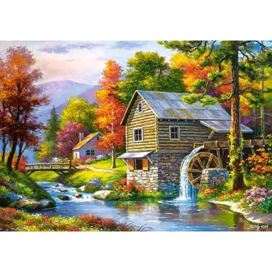 Puzzle 500 el. Stary m�yn Sutter Castorland