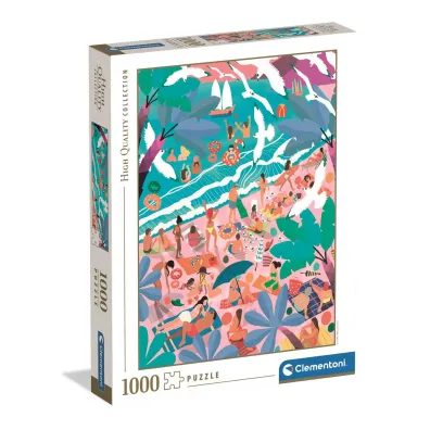 Puzzle 1000 el. HQ Sunday At The Beach Clementoni