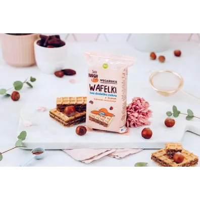 Super Fudgio Wafelki z kremem kakaowo-orzechowym bez dodatku cukru 120 g Bio