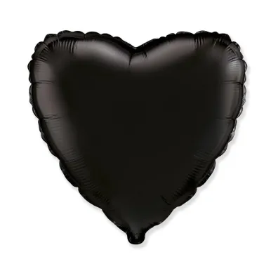 Godan Balon foliowy Serce czarne 46cm