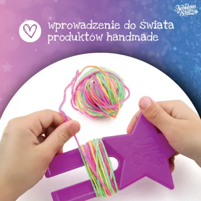 Zestaw do robienia breloczk�w z pomponami Nebulous Stars