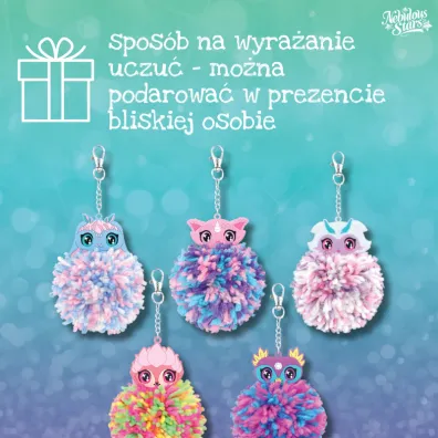 Zestaw do robienia breloczk�w z pomponami Nebulous Stars