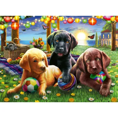 Puzzle 100 el. XXL Psy Ravensburger