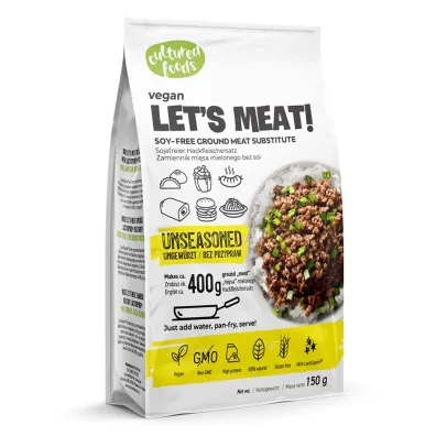 Cultured Foods Zamiennik mi�sa mielonego bez przypraw bezglutenowy 150 g