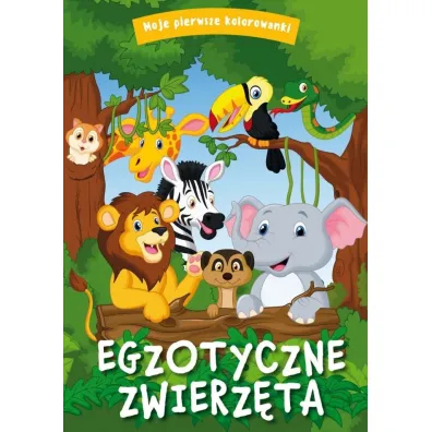 Egzotyczne zwierz�ta. Moje pierwsze kolorowanki