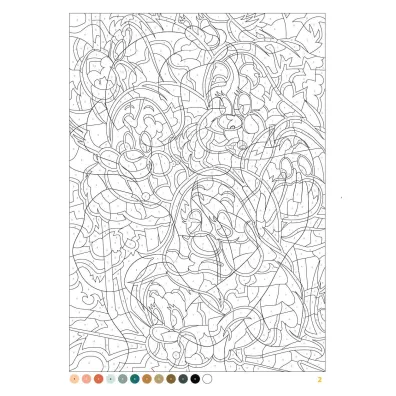 Disney. Portrety. Iluzje optyczne. Zagadkowe rysunki. Art therapy. Kolorowanka antystresowa
