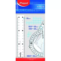 Maped Zestaw geometryczny Start Maxi 4 elementy