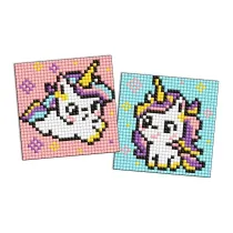 Diamentowa mozaika na magnesie IDEYKA 9x9 cm kids Jednoro�ce