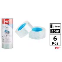 Mp Main Paper Tama samoprzylepna przezroczysta 24mmx33m (6szt)