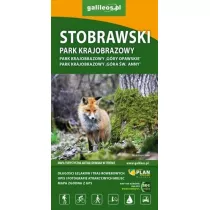 Mapa turystyczna - Stobrawski Park Krajobrazowy