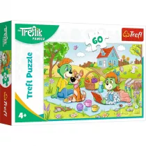Puzzle 60 el. Przygody Rodziny Treflik�w