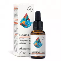 Aura Herbals Luteina + Witamina A + DHA + Zeaksantyna Suplement diety 30 ml