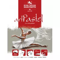 Koh-I-Noor Blok do pasteli Artpastel A5 180 g szary 20 kartek