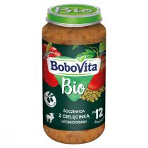 BoboVita Soczewica z cielęcinką i pomidorami po 12. miesiącu 250 g Bio