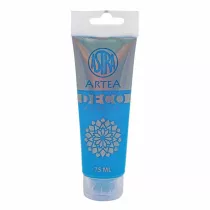 Astra Farba akrylowa Deco Artea tuba neonowa niebieski 75ml