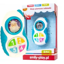Telefon interaktywny niebieski Smily Play