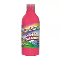 St. Majewski Farba plakatowa w butelce Bambino 500 ml rowa