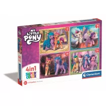 Puzzle 4w1. Super Color. My Little Pony Clementoni