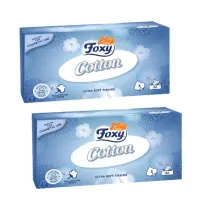 Foxy Chusteczki kosmetyczne Cotton zestaw 2 x 90 szt