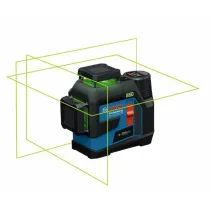 Bosch Laser p�aszczyznowy gll 12v-100-33 cg zielony +uchwyt lb 10 +klamra dk20 1x2,0ah lb