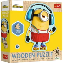 Puzzle konturowe 50 el. Szalony Minionek Trefl