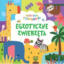 Egzotyczne zwierzta. Kolorowe rozkadanki