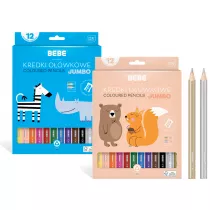 Interdruk Kredki o��wkowe Jumbo BB KID 12 szt.