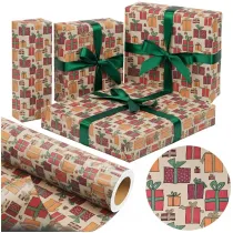 PaperHit Papier kraft Kolorowe Prezenty X-Strong 38cmx20m