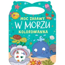 Moc zabawy. W morzu. Kolorowanka