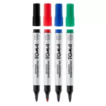 Toma Marker permanentny okr�g�y mix 4 szt.