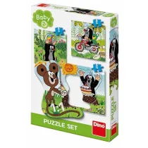 Puzzle Baby 3w1 Krecik i Przyjaciele na ce Dino Toys
