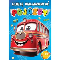 Kolorowanka Pojazdy + 50 naklejek