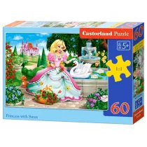 Puzzle 60 el. Ksiniczka z abdziem Castorland