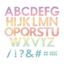 Dalprint Zestaw wykrojnikw - Alfabet z przeszyciem 33szt