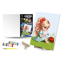 Qbee Malowanie po numerach - Niezwyk�e spotkanie 30x40cm
