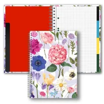 Brulion B5/160K kratka Kwiaty polskie PENMATE