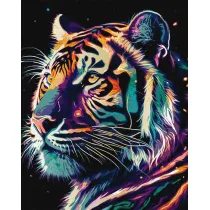 Ideyka Malowanie po numerach - Fantastyczny tygrys 40x50cm