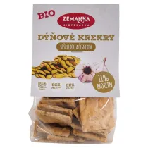 Zemanka Krakersy z pestkami dyni i czosnkiem 100 g Bio