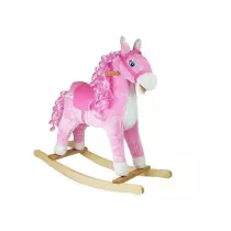 Ko� na biegunach r�owy d�wi�k ruchomy pysk 74cm LeanToys