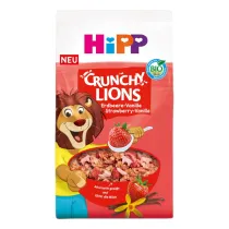 Hipp Musli chrupice lwy truskawka-wanilia dla dzieci po 3 roku ycia 300 g Bio