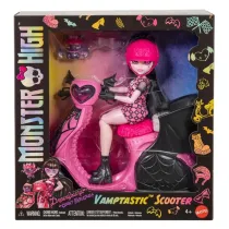 Monster High. Wampirystyczny Skuter Lalka Draculaur Mattel