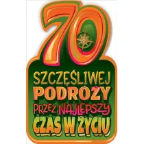 AbCard Kartka okoliczno�ciowa Urodziny 70