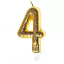 wieczka urodzinowa 40 zoty brokat