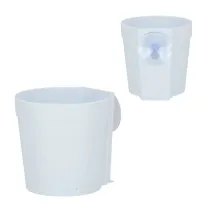 Esschert Design Biaa doniczka z przyssawk