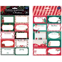 Interdruk Etykiety na prezenty 20 szt. Christmas