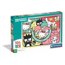 Puzzle 104 Super Color Hello Kitty Clementoni