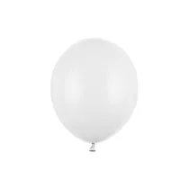 PartyDeco Balony Strong 30cm bia�e, Pastel Pure White: 1op./50szt.